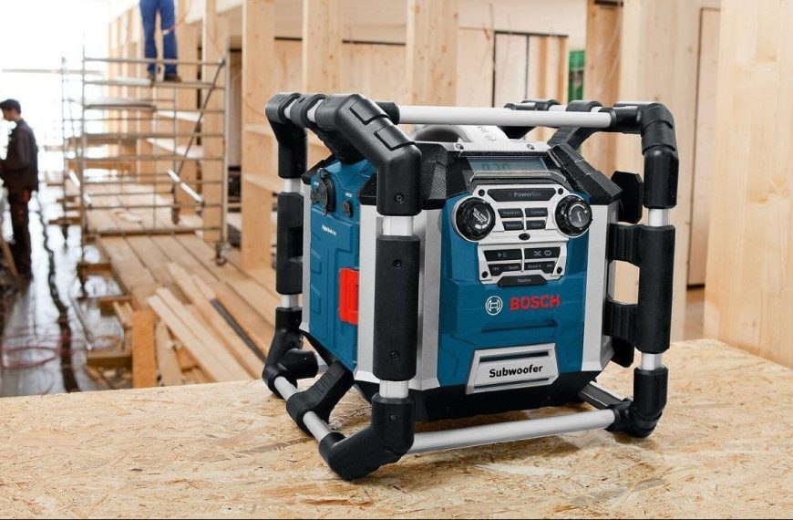 radio de chantier