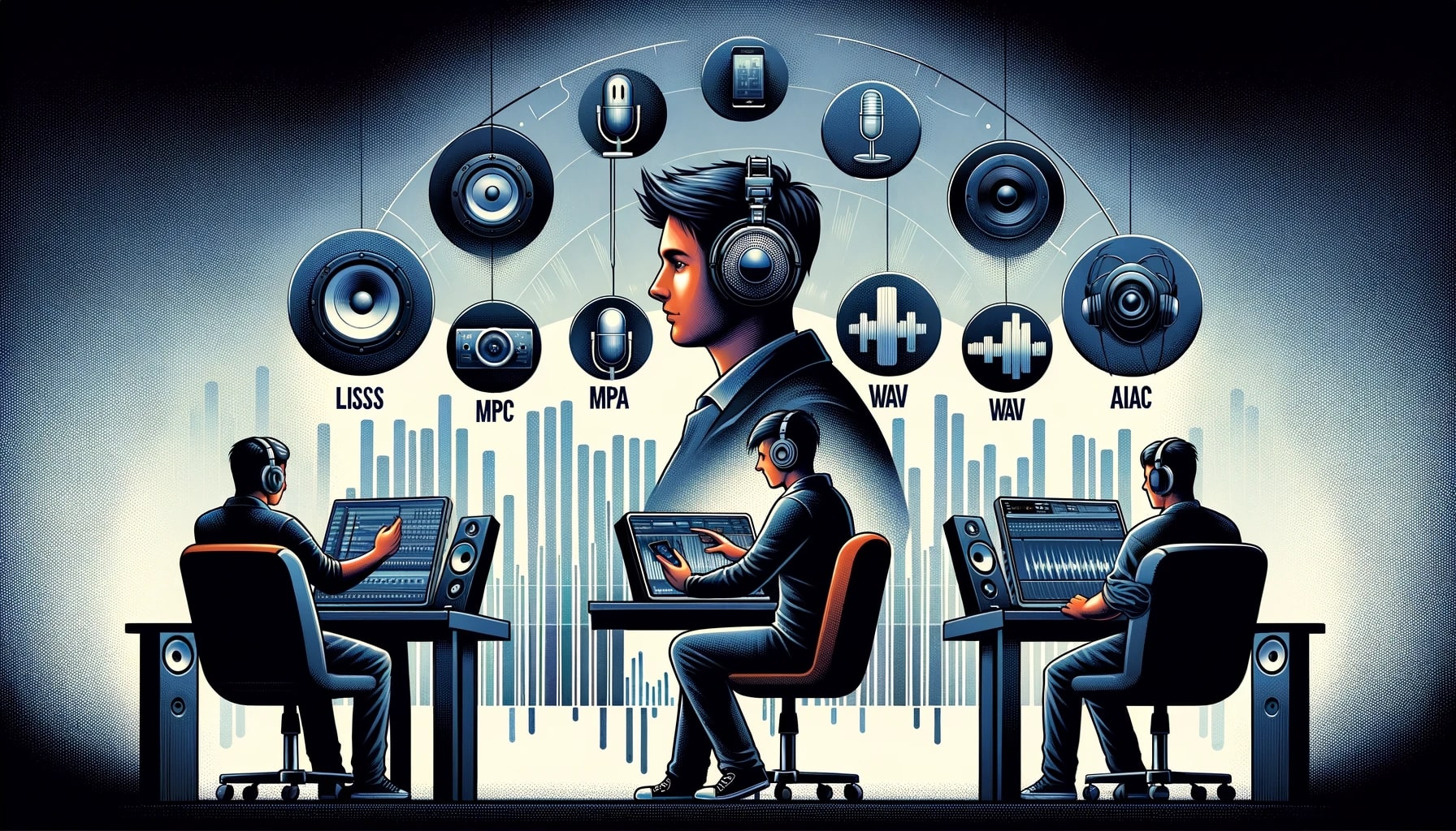 Illustration d’une écoute musicale comparative